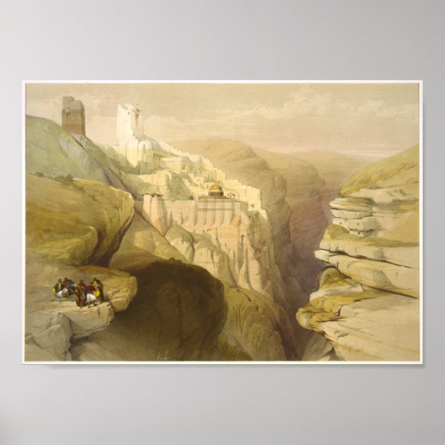 Convent of St. Saba April 4th 1839 Poster (Front)