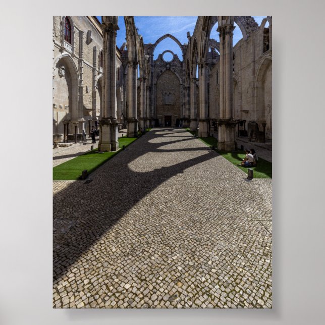 Convento do Carmo in Lisbon Poster (Front)