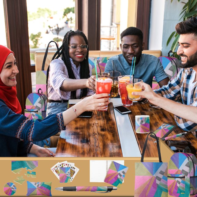 "Converge" Holiday Card (Get the full “Converge” collection at: https://bit.ly/SmartArtIIZazzle. )