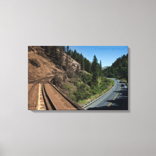 "Convergence" Stretched Canvas Print