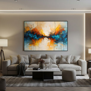 Converging Flows Canvas Print