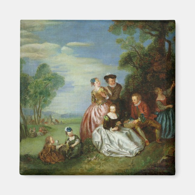 Conversation in a Park Magnet (Front)