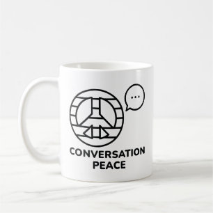 Conversation Peace Coffee Mug
