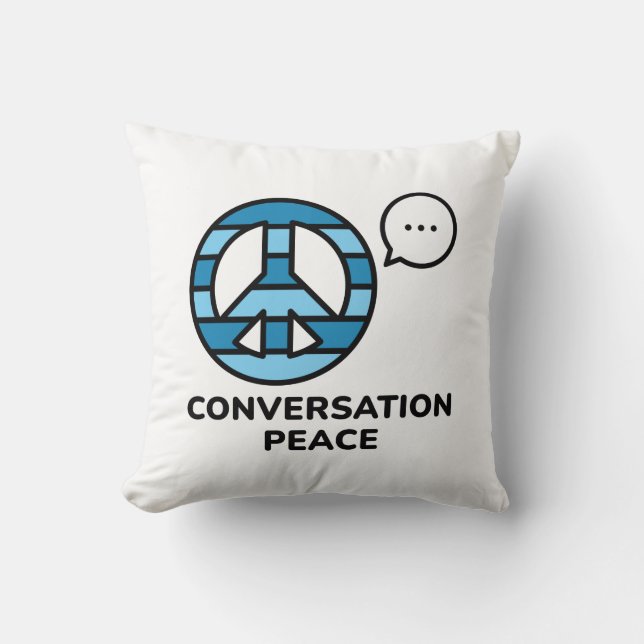 Conversation Peace Cushion (Front)