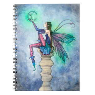 Conversation with the Moon Fairy Fantasy Art Notebook