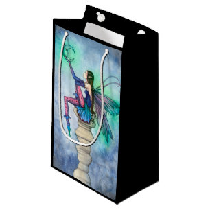 Conversation with the Moon Fairy Fantasy Art Small Gift Bag