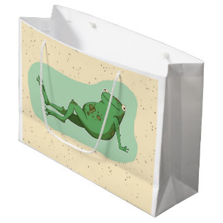 Conversational Frog Large Gift Bag