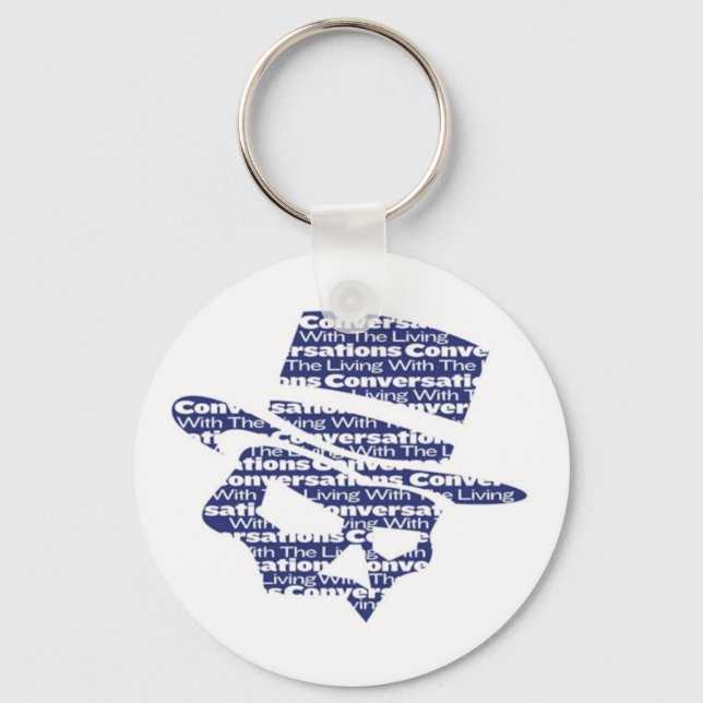 Conversations with the Living: Gede Keychain (Front)
