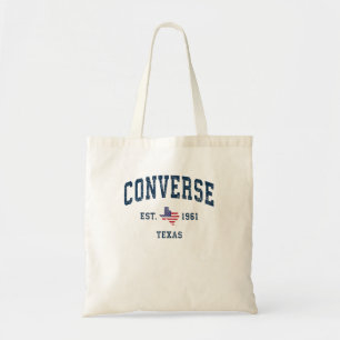 Converse Texas Tx Vintage State Usa Flag Athletic Tote Bag