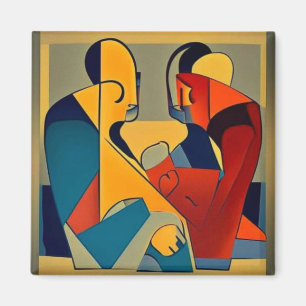 Conversing Buddhist Monks Magnet