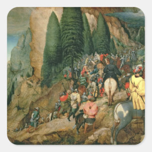 Conversion of St. Paul, 1567 Square Sticker