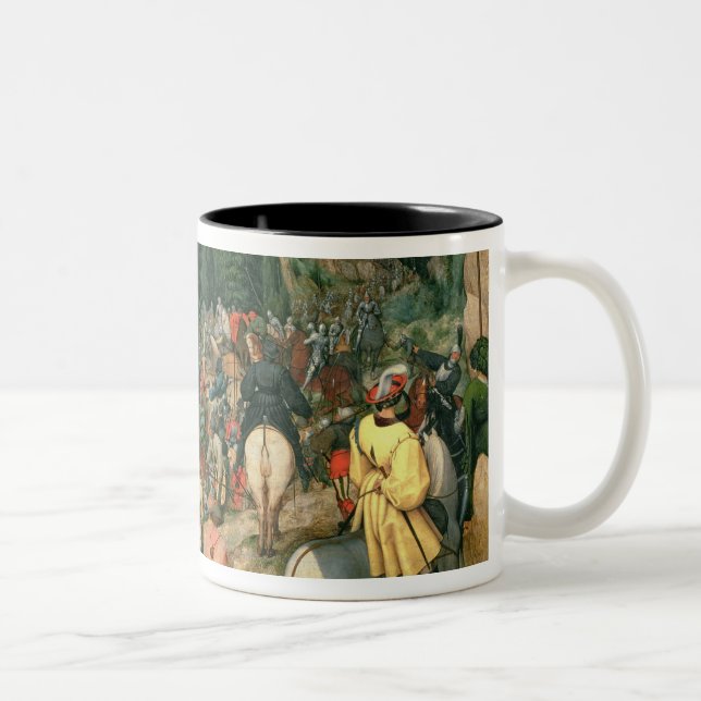 Conversion of St. Paul, 1567 Two-Tone Coffee Mug (Right)