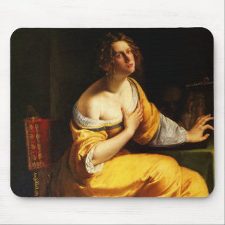 Conversion of the Magdalene - Artemisa Gentileschi Mouse Mat