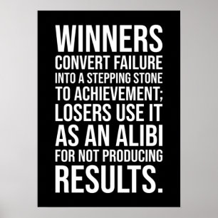 Convert Failure Into A Stepping Stone To Success Poster