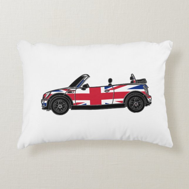Convertible with Union Jack Decorative Cushion (Front)
