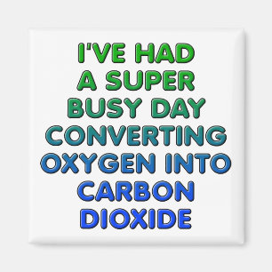 Converting Oxygen Funny Fridge Magnet