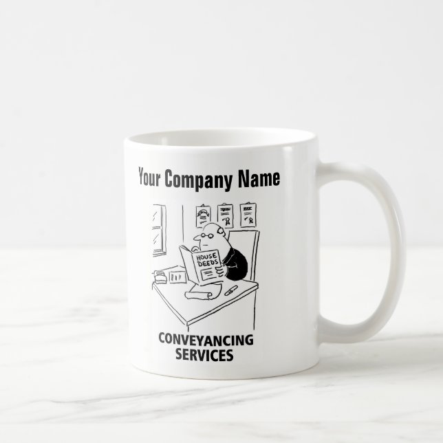 Conveyancing Services Cartoon Mug (Right)