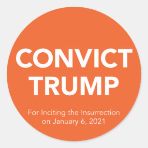 CONVICT TRUMP Stickers