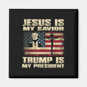 Convicted Felon Jesus Is My Savior Trump Is My Pre Magnet