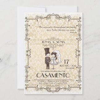 Convite Casamento Invitation