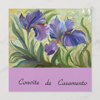 convite de casamento invitation