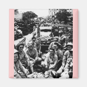 Convoy of Nurses WWII Magnet