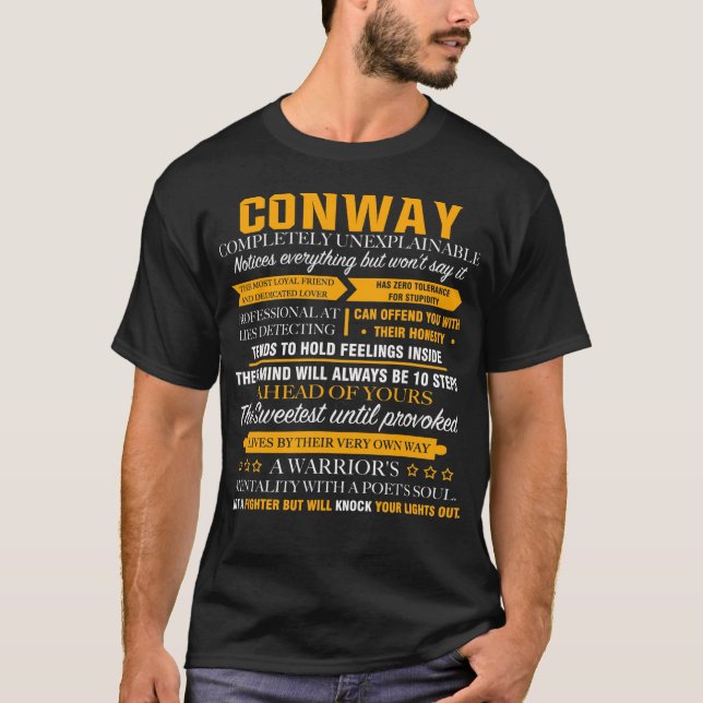 CONWAY completely unexplainable T-Shirt (Front)