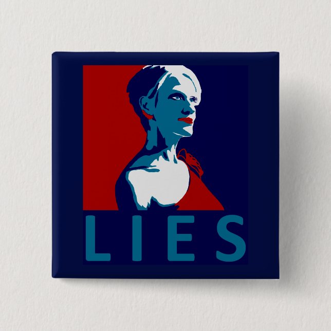 Conway's "Lies" Pin (Front)