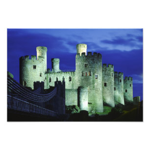 Conwy Castle, Gwynedd, Wales Photo Print