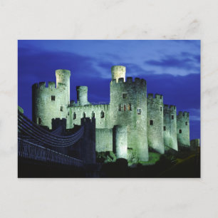 Conwy Castle, Gwynedd, Wales Postcard