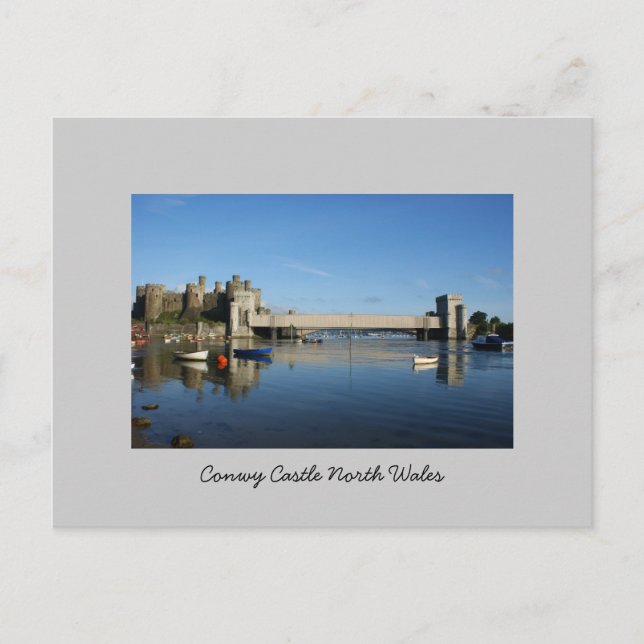 Conwy Castle North Wales Postcard (Front)