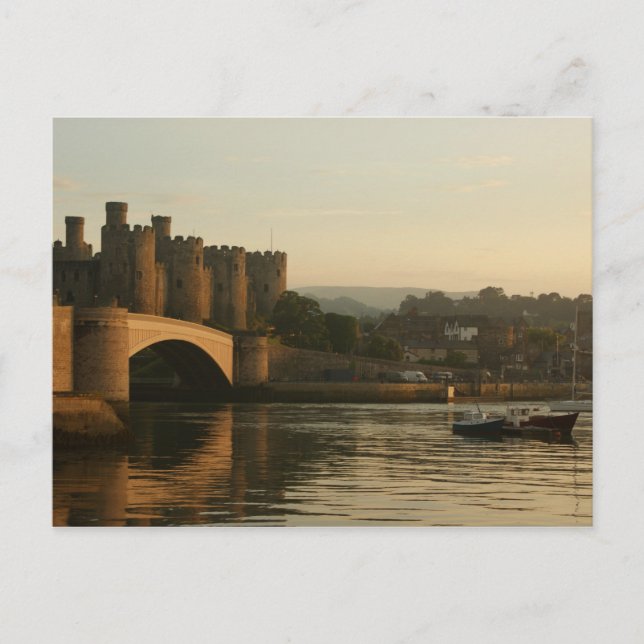 Conwy Castle North Wales Postcard (Front)