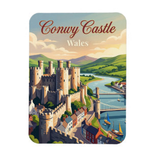 Conwy Castle Wales Magnet