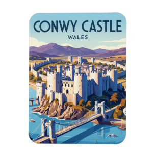 Conwy Castle Wales Magnet