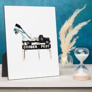 Coober Pedy Opal Mining Truck Welcome Sign Plaque