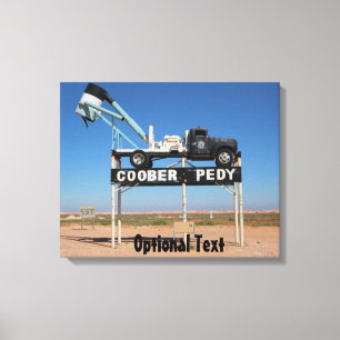 Coober Pedy Outback Australia Souvenir Photo Canvas Print
