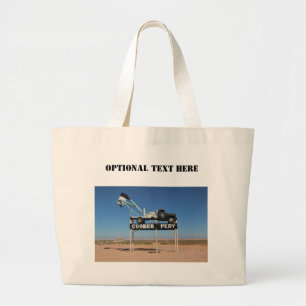 Coober Pedy Outback Australia Souvenir Photo Large Tote Bag