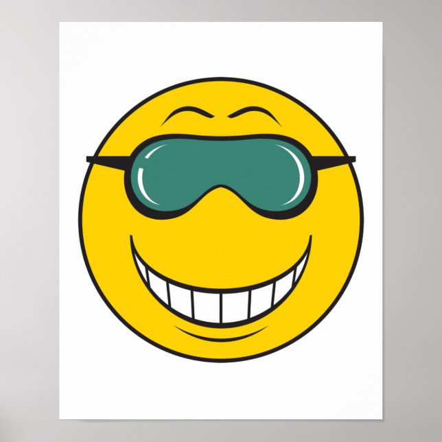 Cood Dude Face Poster (Front)