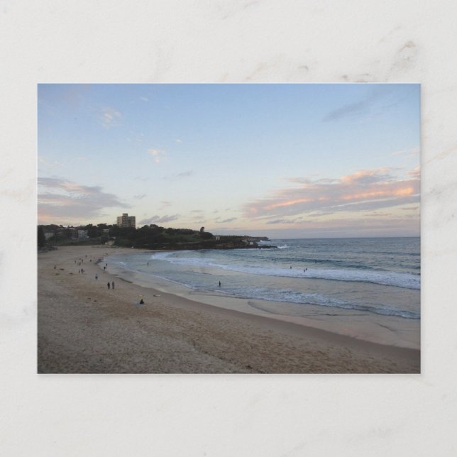 Coogee Beach on an Autumn Afternoon Postcard (Front)