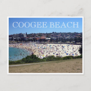 coogee beach summer postcard