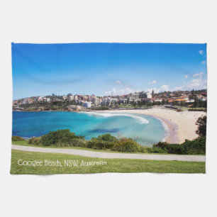 Coogee Beach, Sydney,  New South Wales, Australia Tea Towel