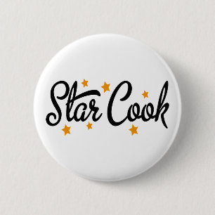 cook 6 cm round badge