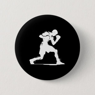 Cook Boxer Guy  6 Cm Round Badge