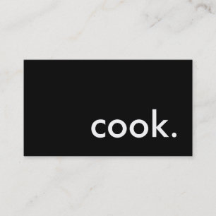 cook. business card