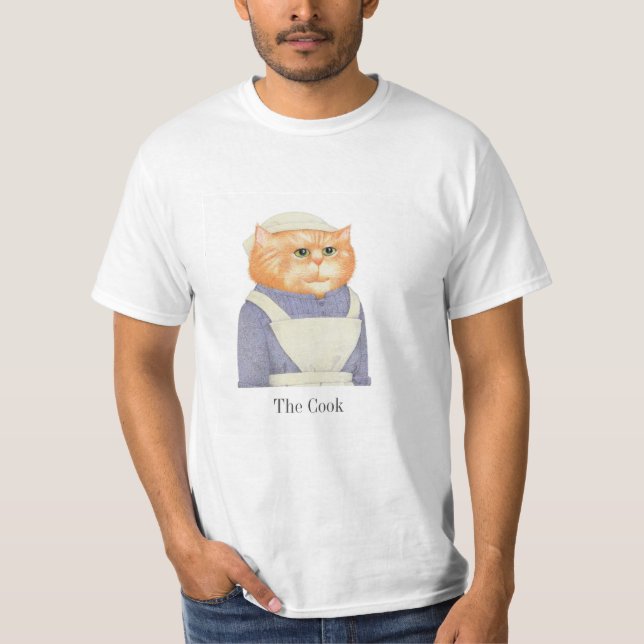COOK CAT Men's Value T-Shirt  (Front)