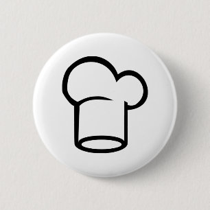Cook - Chef 6 Cm Round Badge