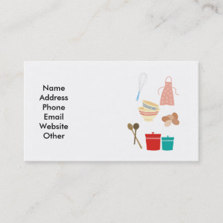Cook Chef Baker Business Card