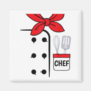 Cook Chef Coat Costume Funny Halloween Shirt Kids  Magnet