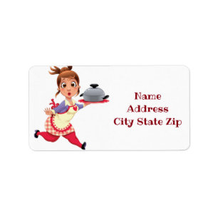 **COOK, CHEF OR BAKER'S** RETURN ADDRESS LABEL