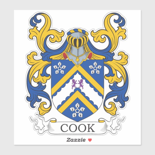 Cook Coat of Arms (Sheet)